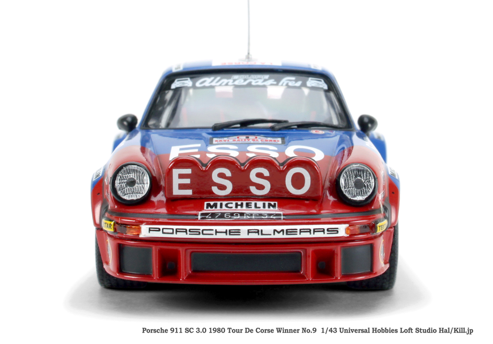 Porsche 911SC 3L 1980 Tour De Corse Winner No.9 1/43 Universal Hobbies